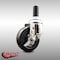 Service Caster 4 Inch 316SS Hard Rubber Swivel 1-1/8 Inch Expanding Stem Caster with Brake SCC SCC-SS316EX20S414-HRS-TLB-118 - alternate 1
